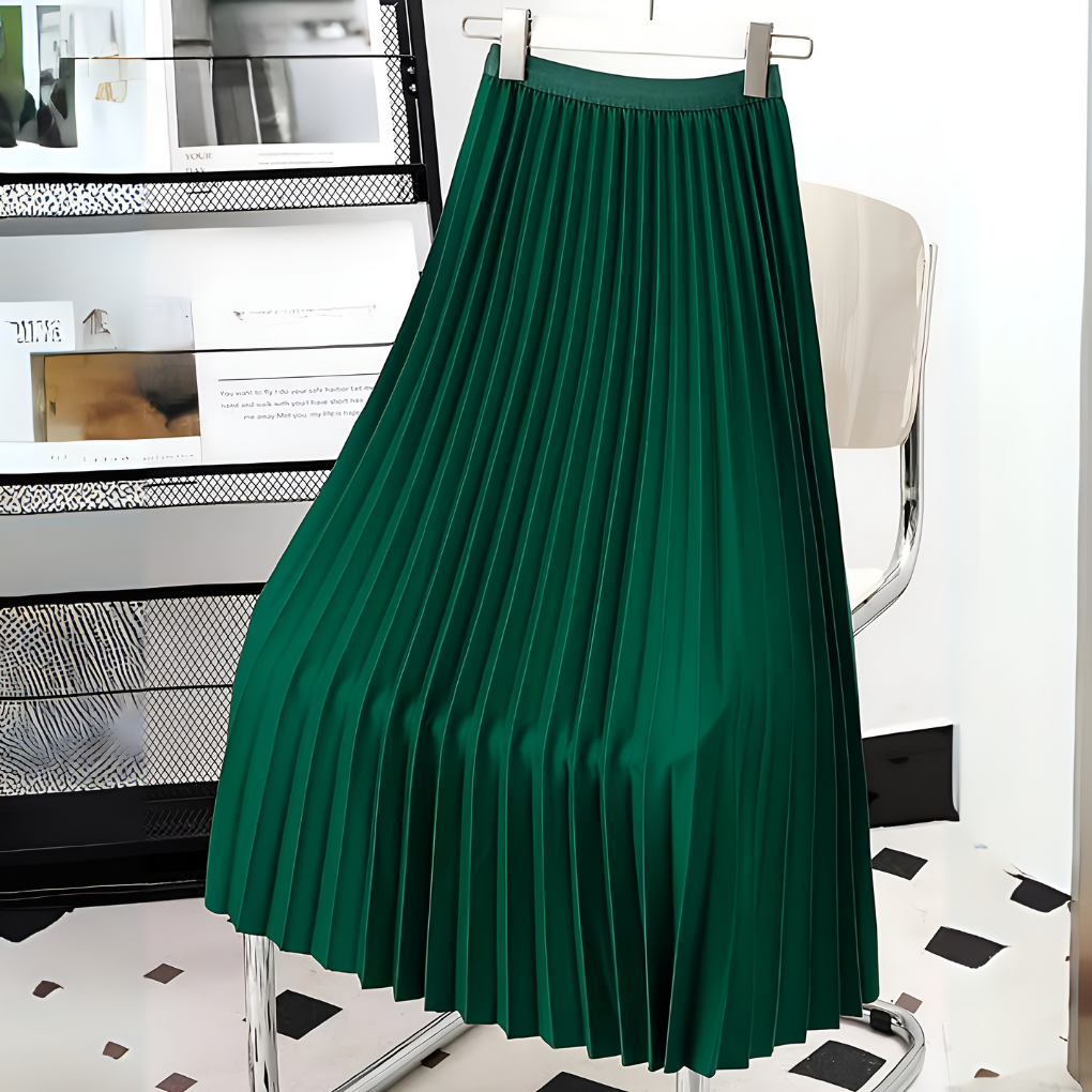 Women's High-Waist Midi Skirt