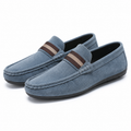 Men's Striped Slip-On Loafers