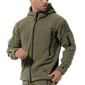 Men's Hooded Multi Pocket Fleece Jacket