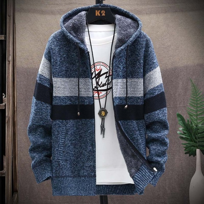 Men's Lightweight Hooded Cardigan