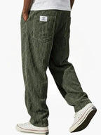 Men's Relaxed Drawstring Corduroy Trousers
