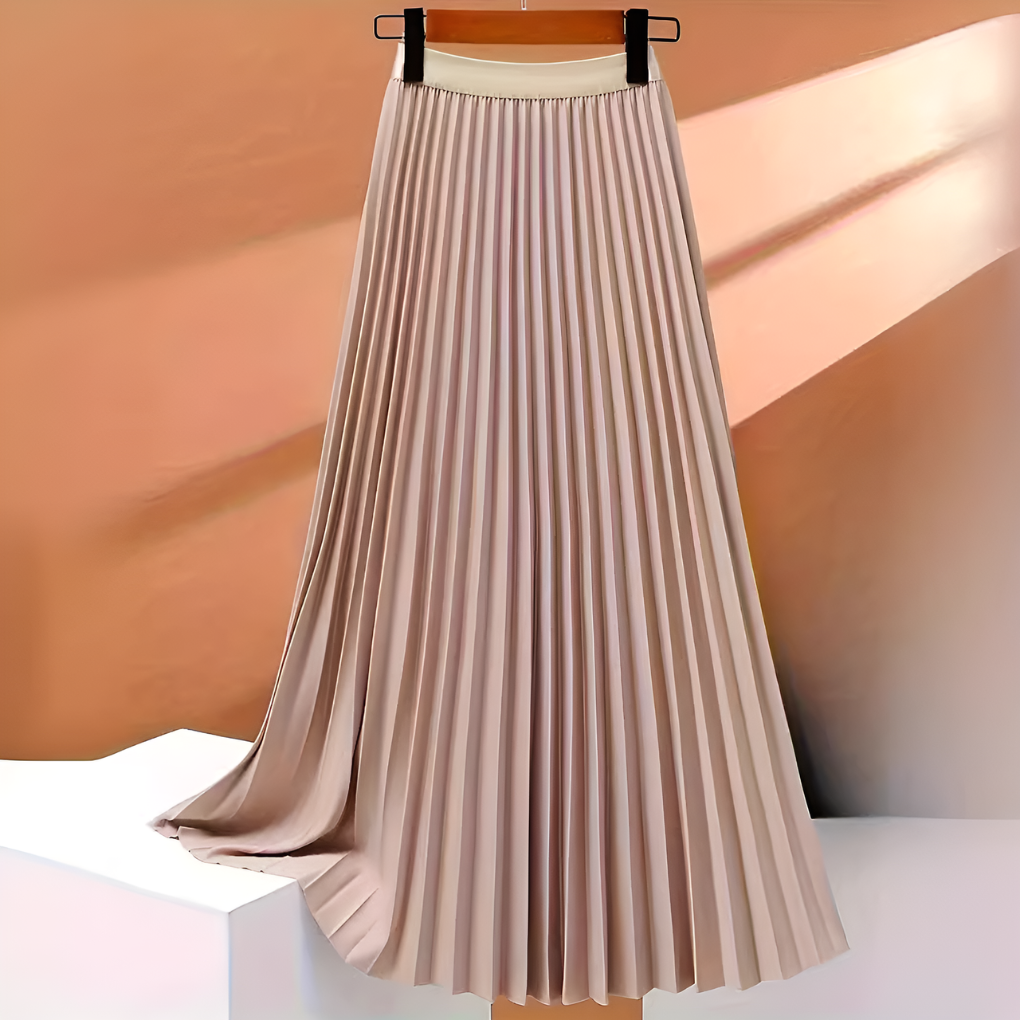 Women's High-Waist Midi Skirt