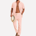 Men's Textured Co Ord Summer Set