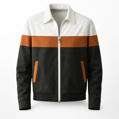 Men's Colourblock Panel Jacket