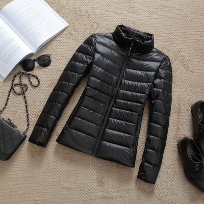 Women's Quilted Short Puffer Jacket