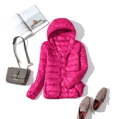 Women's Quilted Short Puffer Jacket