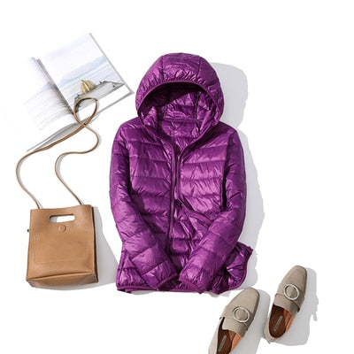 Women's Quilted Short Puffer Jacket