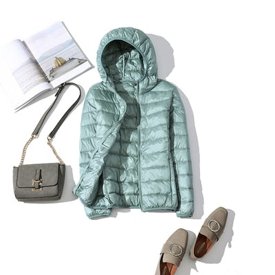 Women's Quilted Short Puffer Jacket