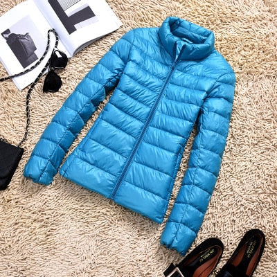 Women's Quilted Short Puffer Jacket