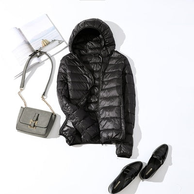 Women's Quilted Short Puffer Jacket