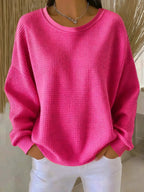 Women's Relaxed Textured Jumper