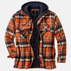 Men's Quilted Hooded Overshirt