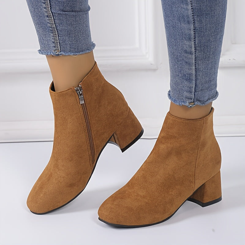 Women's Chelsea Block-Heel Ankle Boot