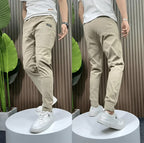 Men's Ribbed Cargo Joggers