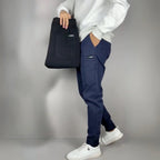 Men's Ribbed Cargo Joggers