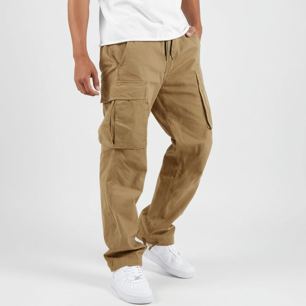 Men's Cotton Cargo Joggers