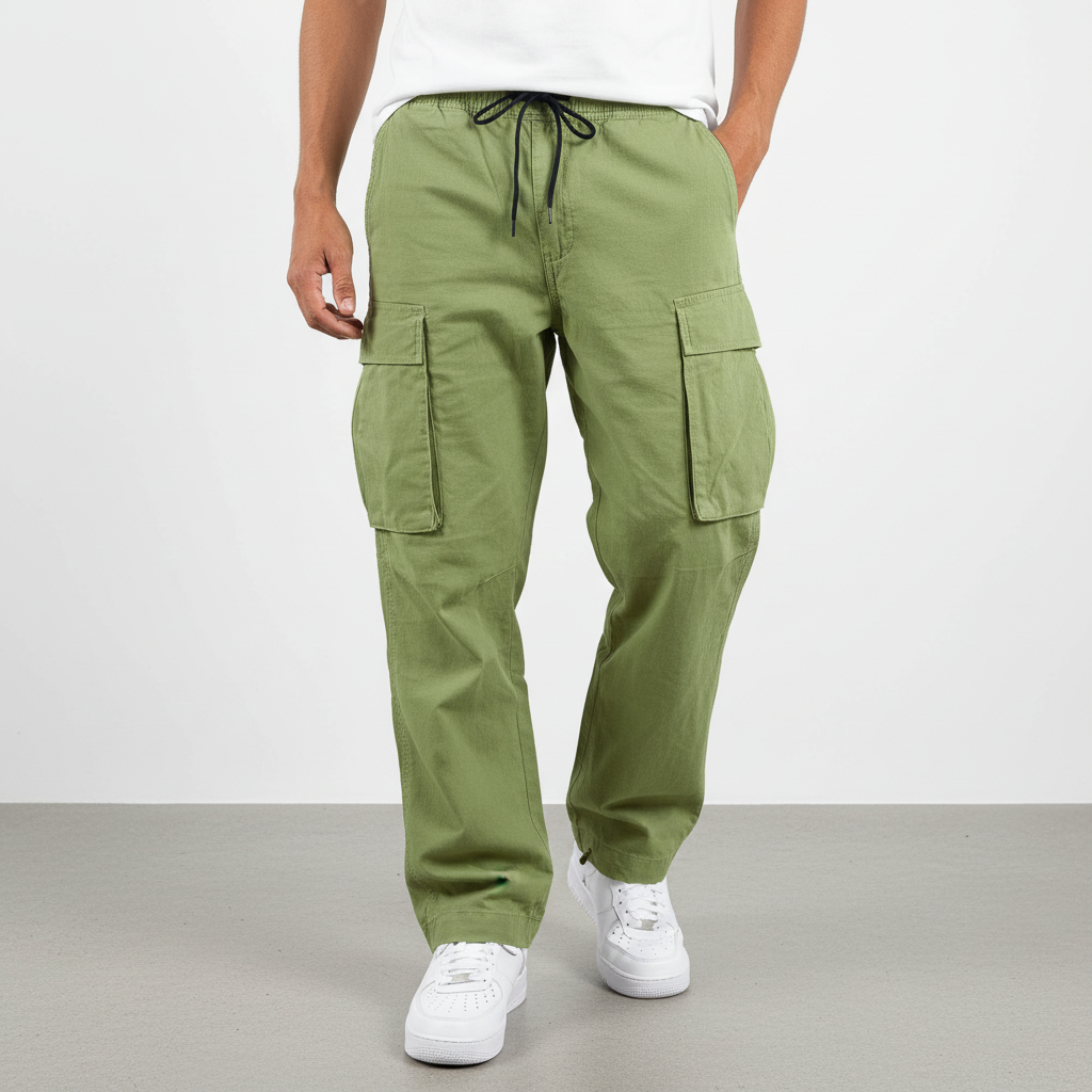 Men's Cotton Cargo Joggers