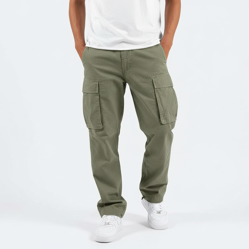 Men's Breathable Cotton Trousers