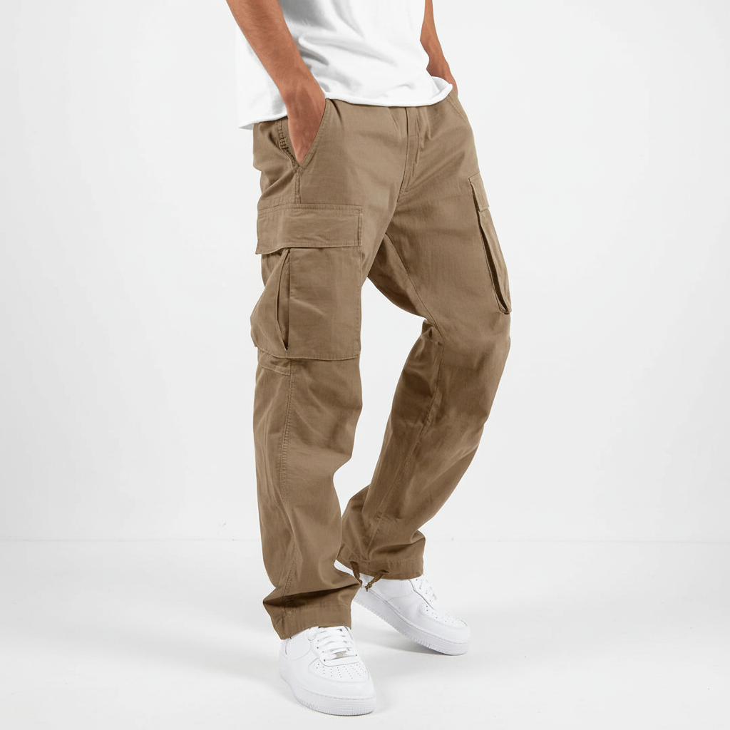 Men's Breathable Cotton Trousers