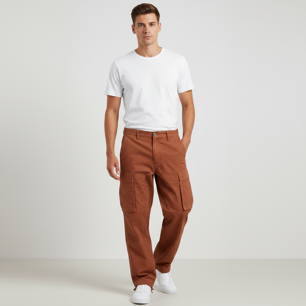 Men's Breathable Cotton Trousers
