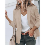 Women's Open-Front Tailored Blazer