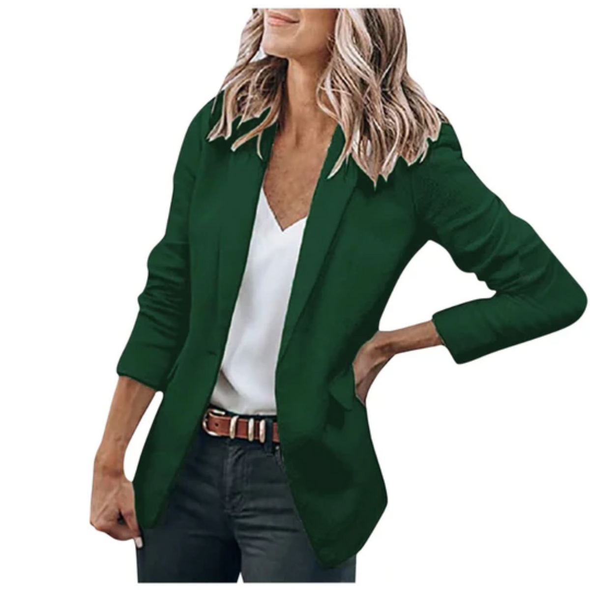 Women's Open-Front Tailored Blazer