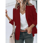 Women's Open-Front Tailored Blazer