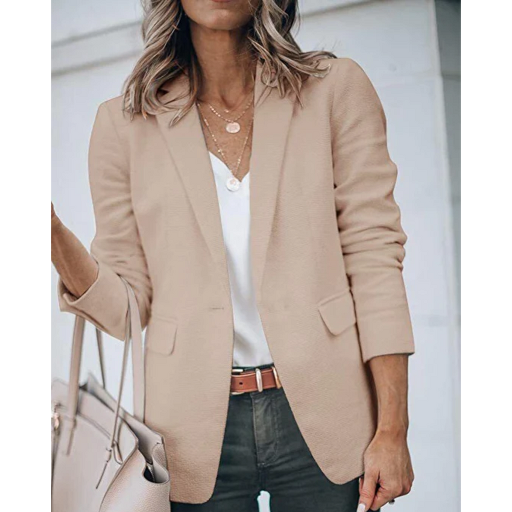 Women's Open-Front Tailored Blazer