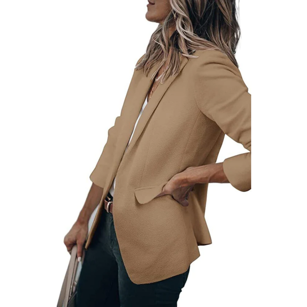 Women's Open-Front Tailored Blazer