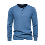 Men's Waffle Henley Shirt