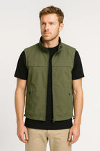 Men's Utility Stand Collar Gilet