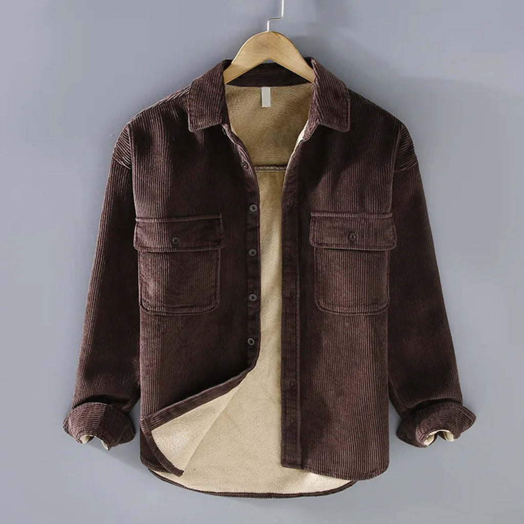 Men's Corduroy Button Up Overshirt
