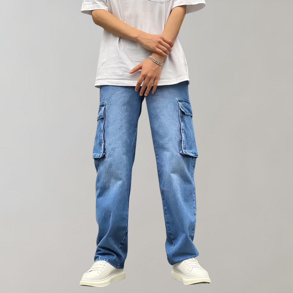 Men's Baggy Cargo Jeans