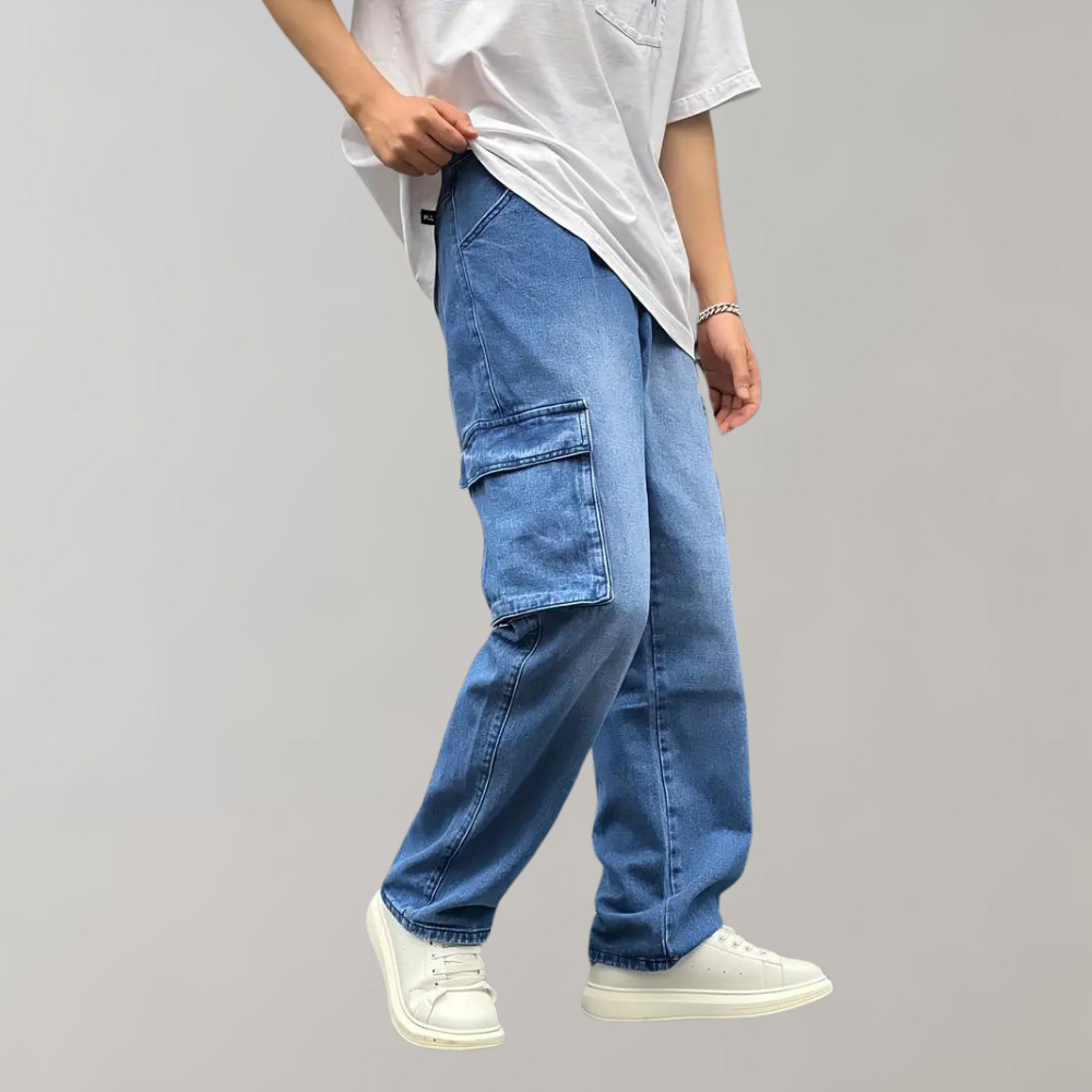 Men's Baggy Cargo Jeans