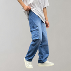 Men's Baggy Cargo Jeans