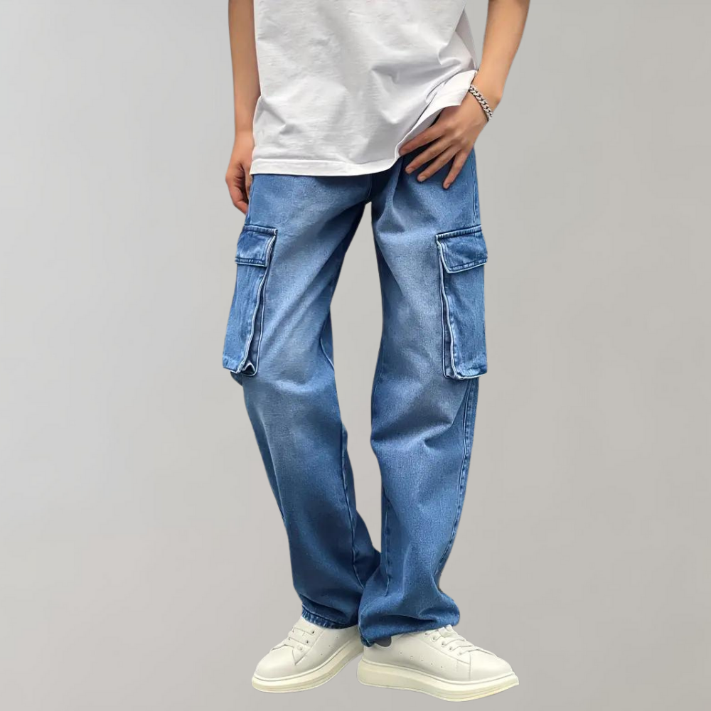 Men's Baggy Cargo Jeans