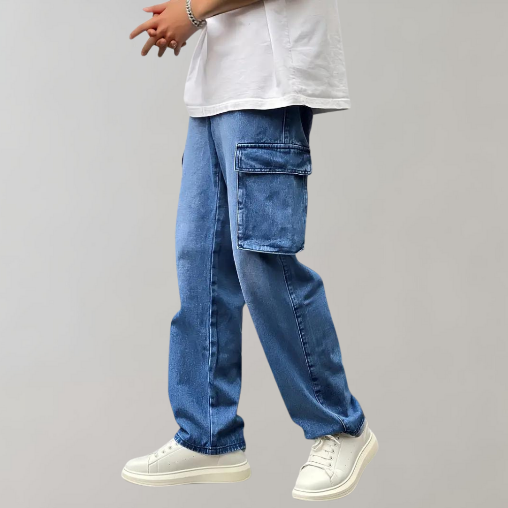 Men's Baggy Cargo Jeans
