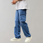 Men's Baggy Cargo Jeans