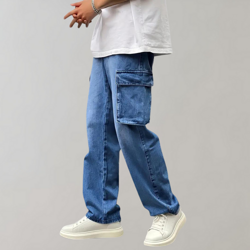 Men's Baggy Cargo Jeans