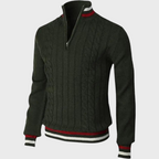 Men's Half Zip Smart Jumper