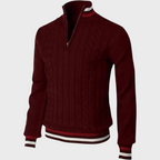 Men's Half Zip Smart Jumper