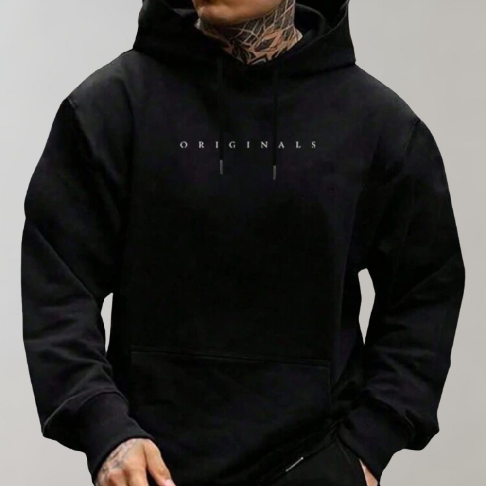 Men's Relaxed Fit Printed Hoodie