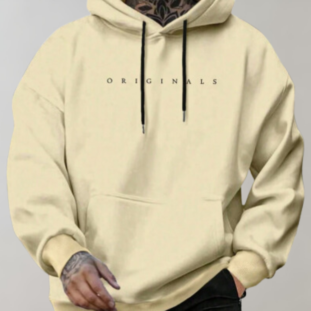 Men's Relaxed Fit Printed Hoodie