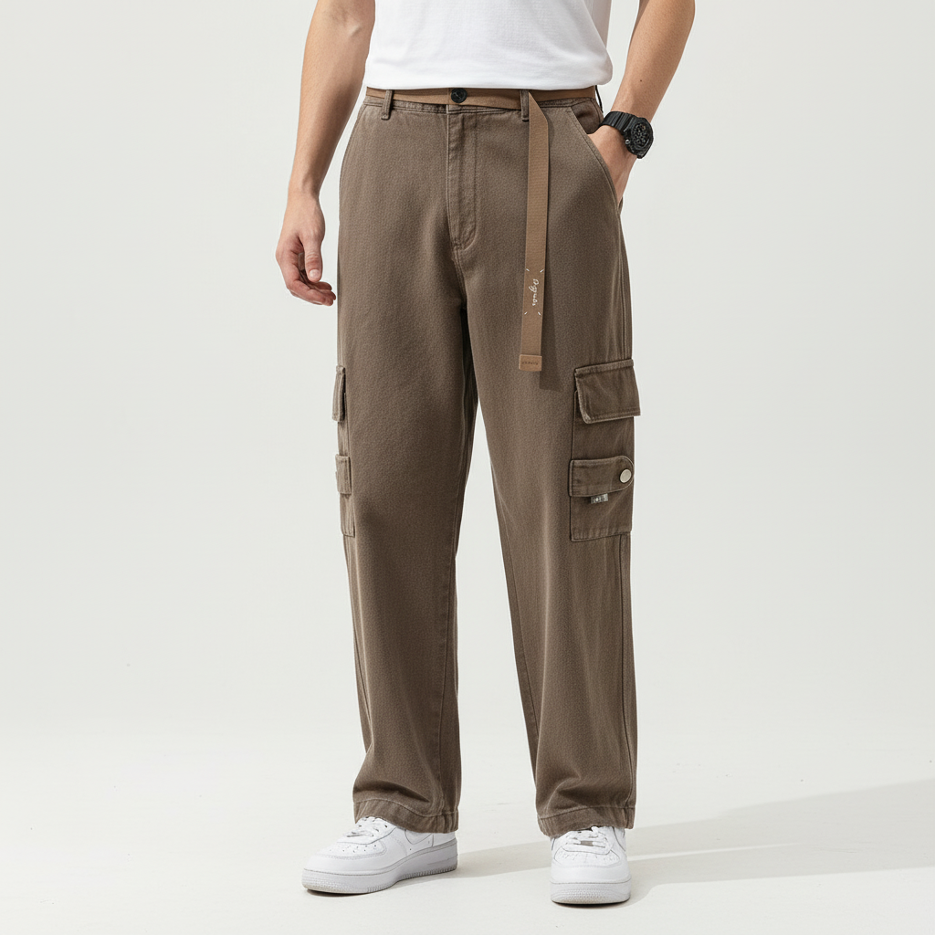 Men's Loose Fit Cargo Trousers