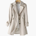 Women's Tailored Single-Breasted Overcoat