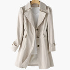 Women's Tailored Single-Breasted Overcoat