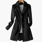 Women's Tailored Single-Breasted Overcoat