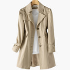 Women's Tailored Single-Breasted Overcoat