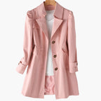 Women's Tailored Single-Breasted Overcoat