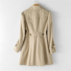 Women's Tailored Single-Breasted Overcoat